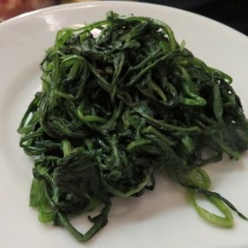 Certainly we have to have our greens, too. Cicoria, our favorite Italian veg.